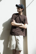 STONE WASHED OVERSIZED TEE SOLEMNITY