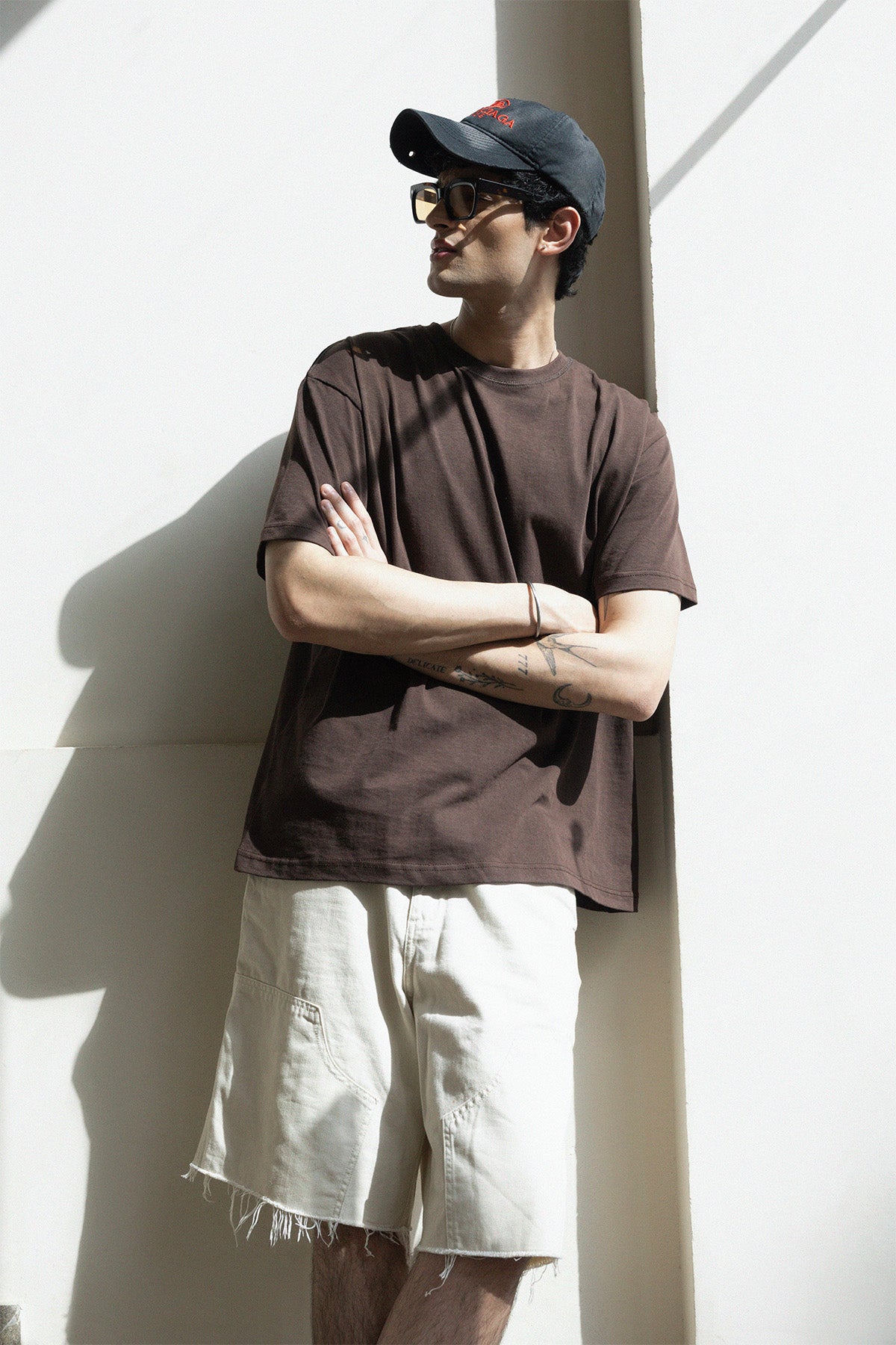 STONE WASHED OVERSIZED TEE SOLEMNITY
