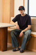 STONE WASHED OVERSIZED TEE SOLEMNITY