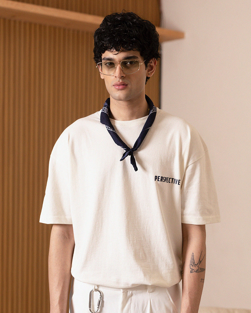 BOXY PUFF PRINT TEE FOREST BIOME