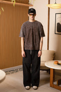 RIPPED ACID WASH BOXY TEE SOLEMNITY