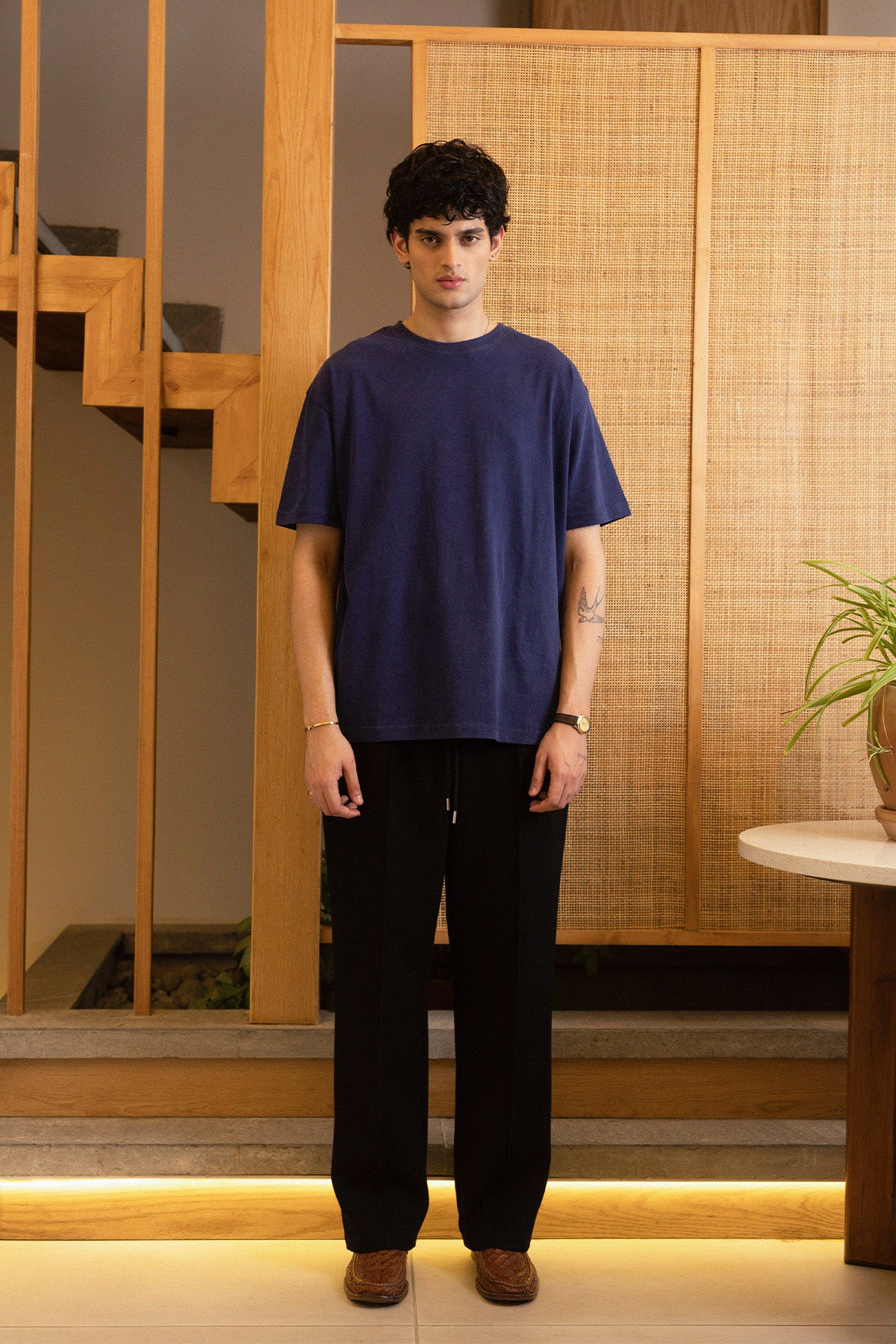 STONE WASHED OVERSIZED TEE SOLEMNITY