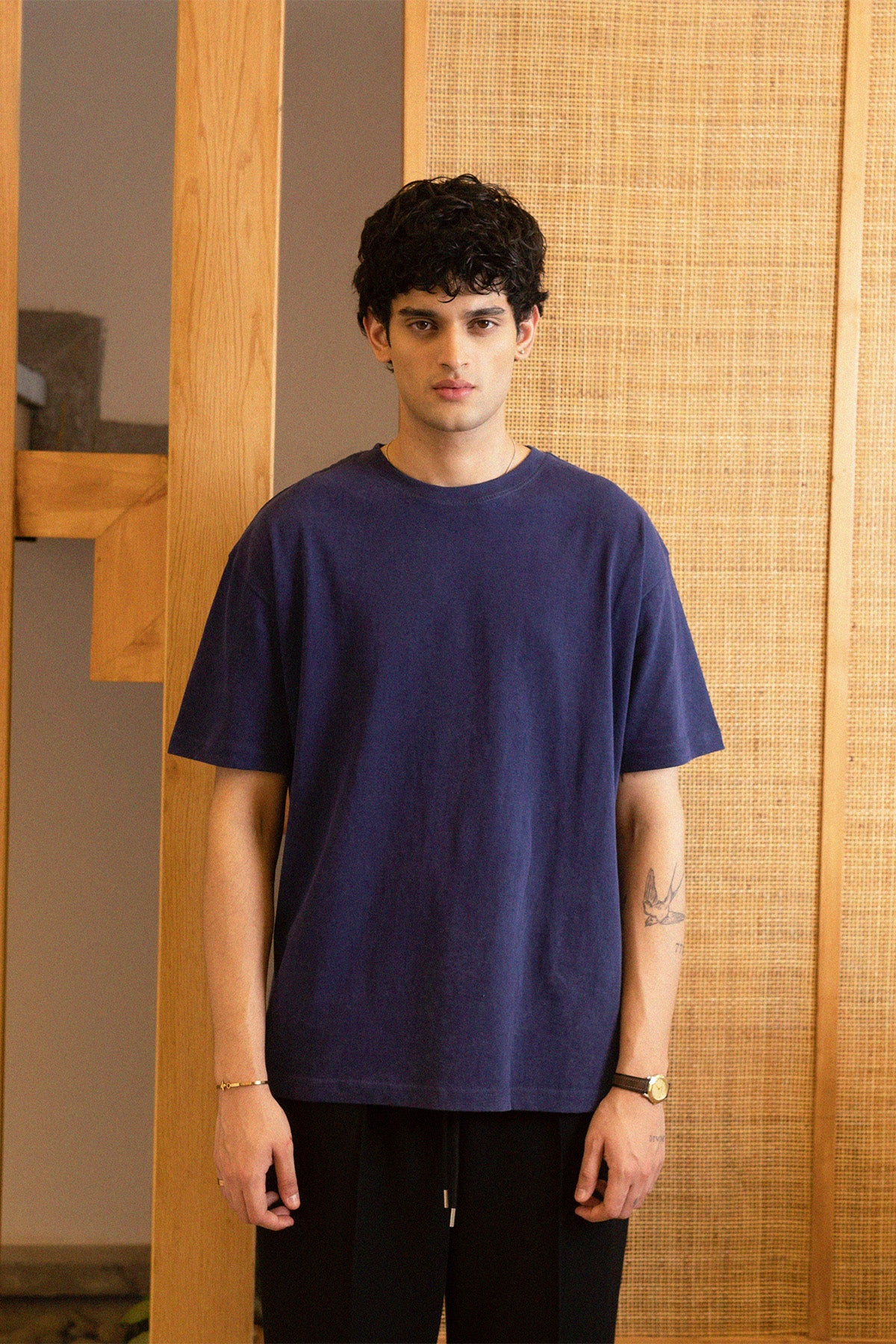 STONE WASHED OVERSIZED TEE SOLEMNITY