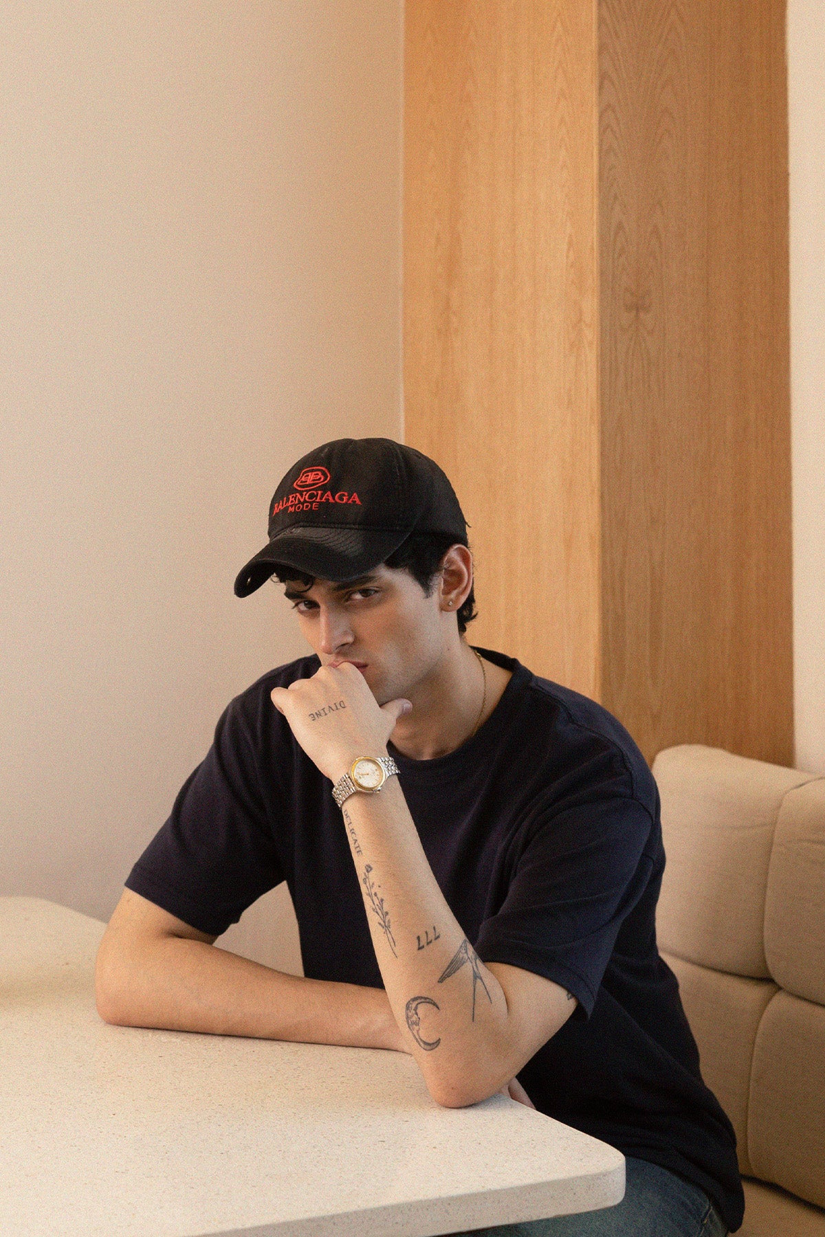 STONE WASHED OVERSIZED TEE SOLEMNITY