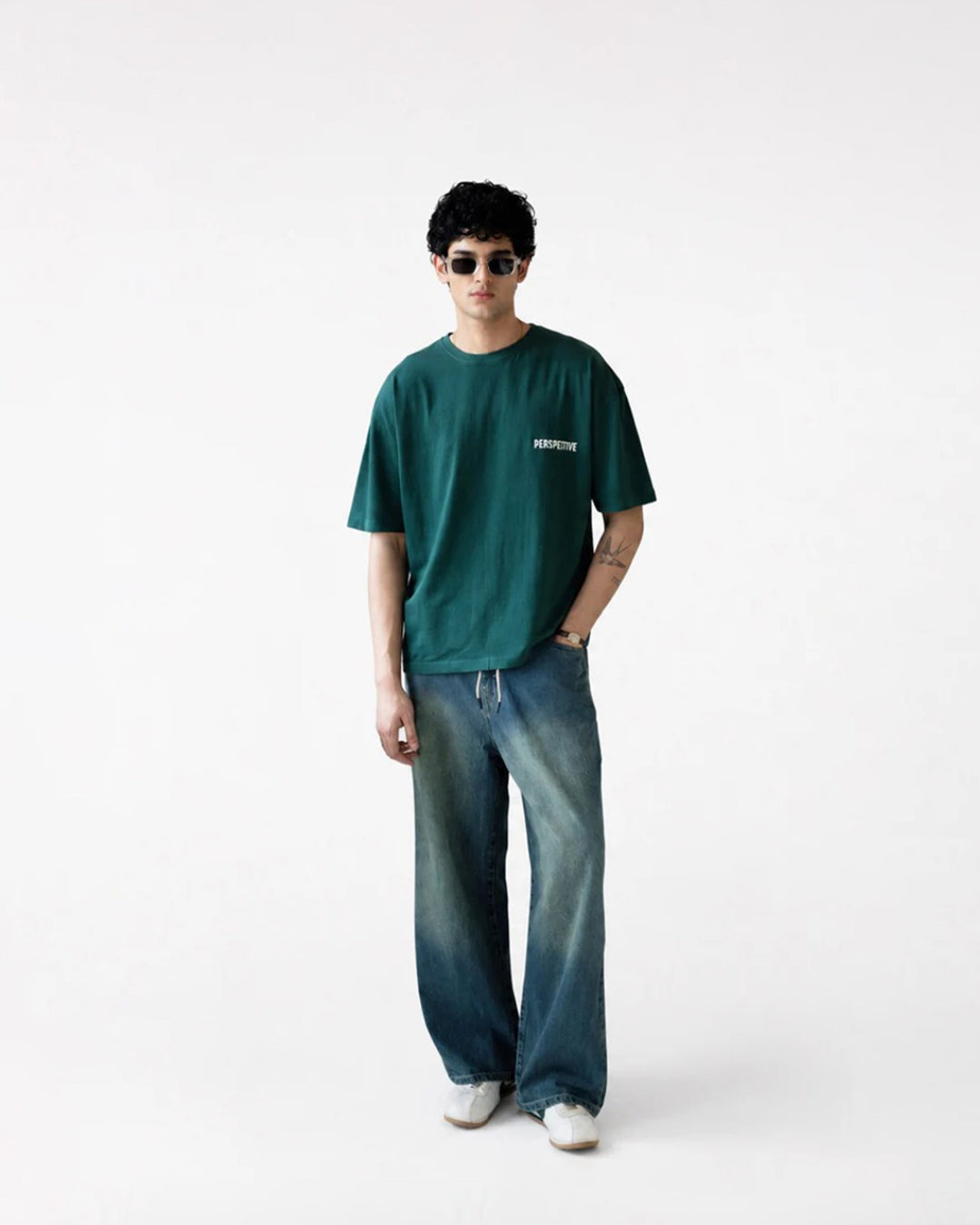 BOXY PUFF PRINT TEE FOREST BIOME